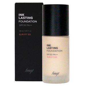 더페이스샵 잉크래스팅 파운데이션 슬림핏 이엑스 30ml