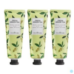 프럼네이처 핸드크림 위드 쉐어버터 프레쉬그린티 X3P