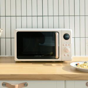 쿠잉 레트로 전자레인지 MM-ER20A 크림 20L 미니 소형