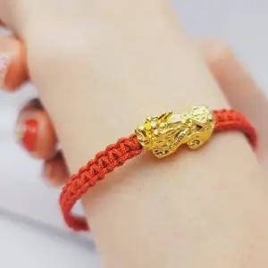 24k순금 럭셔리 비휴 매듭 팔찌 0.88g