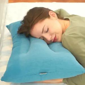 국내생산 코튼샤워 빨아쓰는 스마트 경추베개 일자목 거북목 목디스크 경추목 옆으로자는