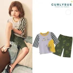 [CURLYSUE] 해피캠퍼 5부상하세트 CNZ1DQST53 [전시즌]_