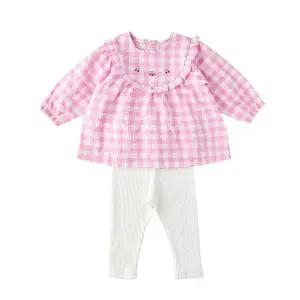 [밍크뮤] 빅플라워체크상하SET (35113-610-06)