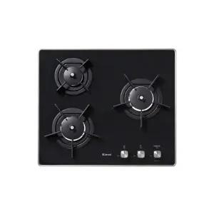 린나이 가스레인지 3구 빌트인 블랙 건전지교체형 RBR-PF3001D