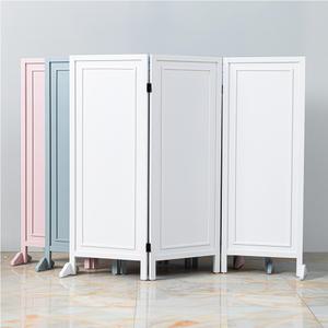 심플리스 웨인스 미니 3단 가벽 낮은 파티션 가림막 원목 이동식 접이식 인테리어