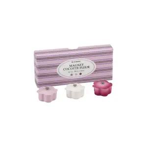 [르크루제](본점)플라워 마그넷 3P세트