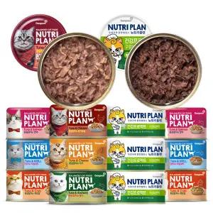 동원 뉴트리플랜 고양이캔 160g x 24개 혼합세트 대용량캔 고양이간식 습식캔