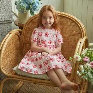 [보리보리/베네통 키즈]베네통키즈 체크나비원피스 QAOP11411 PK