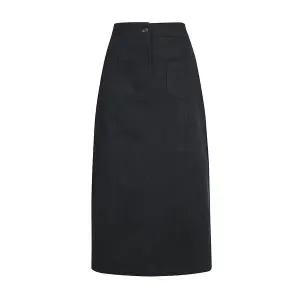 [JJ지고트](대전신세계)포켓 H라인 밴딩 코튼 스커트 GR3N8SK311