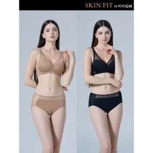 [비비안 스킨핏] 크로스리프팅 노와이어 브라 팬티 여자 속옷 세트 4종_P328233855