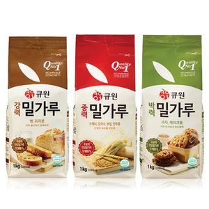 큐원 중력밀가루 1kg 박력분 강력분