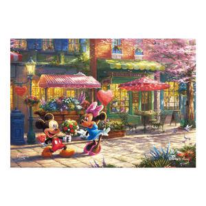 DIY 보석십자수 디즈니 토마스 킨케이드 달콤한 카페의 미키와 미니 40x50cm 캔버스형