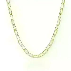 순금목걸이 플랫클립목걸이 18.75g+18K장식