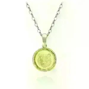 순금목걸이 호랑이코인목걸이 7.5g+18K장식