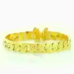 순금팔찌 면체인 팔찌 37.5g+18K장식