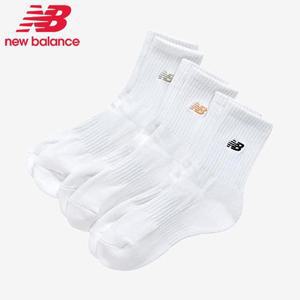 [뉴발란스] 여성 스포츠양말 러닝 헬스 운동 장목 양말 3켤레 세트 NBGEDAB211-10