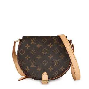 [중고명품] 베이지 모노그램 탬버린 크로스백