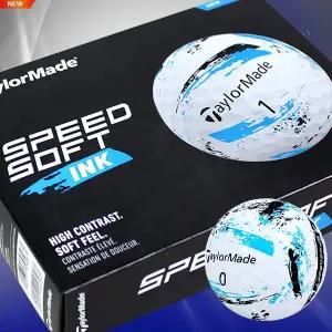 [테일러메이드] 스피드소프트 잉크 골프볼 (2피스구조볼) 블루