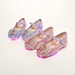 레트로 레이블 여아 led구두 키즈 아기 유아구두 여아메리제인