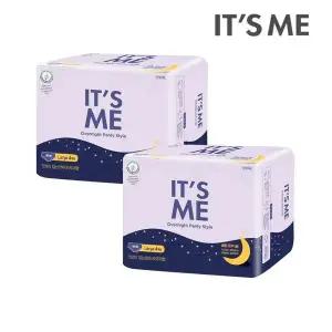 [NS홈쇼핑]잇츠미 유기농 순면커버 입는 오버나이트 생리대 대형 4P x2개..