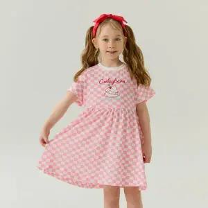 [보리보리/올리반]스위트체리체크원피스(핑크)