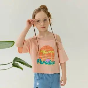 [보리보리/올리반]야자수오프숄더티셔츠(2color)