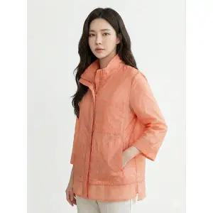 [올리비아하슬러]코랄핑크 바람막이 스트링 점퍼 OHCMJP203_P385620933