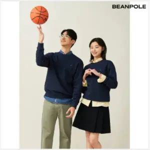 [빈폴][Essential] 남녀공용 스웨트 셔츠 네이비 (BC5141E03R)