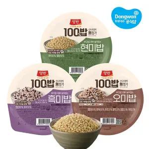 [동원] 양반 100밥 130g 현미6개+흑미6개+오미6개 외