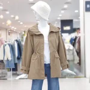 abfz 스트링 후드 하프 봄 야상점퍼 FSBNZ5U02G