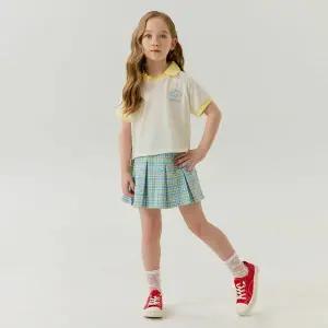 [보리보리/올리반]체크플리츠스커트상하복(2color)