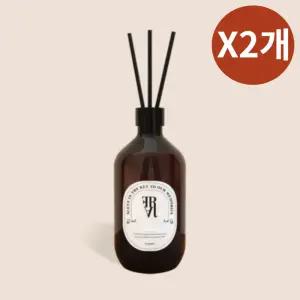 플로랑 프리미엄 디퓨저 방향제 히노끼우드 500ml X2 BNS