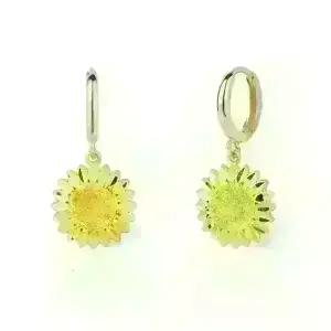 순금귀걸이 3.75g 썬플라워 귀걸이