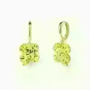 순금귀걸이 3.75g 럭키클로버 귀걸이