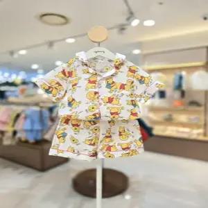 [아가방][아가방갤러리] 꿀통푸우반팔파자마_RE 79S343003 (P003585309)