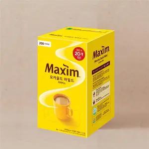 [맥심] 모카골드 마일드 커피믹스 180입 (+20입)