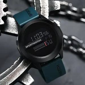 스포츠시계 스즈키 전자 손목시계 스톱워치 방수 그린-WFHJBQ1