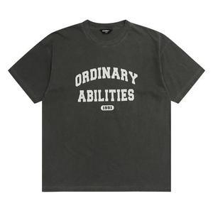 에꼴리에 세이브존03 4.5부 피그먼트 라운드 티셔츠  24B3414-CH