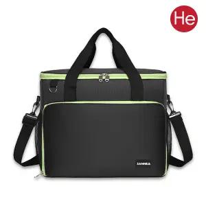 캠핑 보냉가방 대형 소프트 쿨러백 접이식 휴대용 아이스박스 35L 블랙 쿨링백