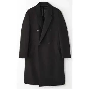 [하프클럽/에스티코]더블 체스터 블랙 코트 SCTVA51OSB