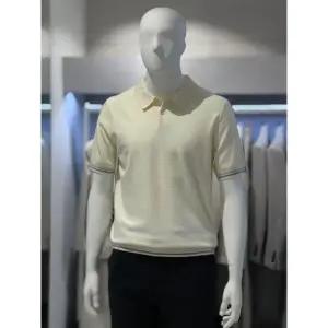 [트루젠] 트루젠 아이보리 라인배색 카라 반팔 니트티셔츠 2422SP071031 [P003531140]