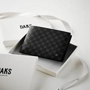 닥스 액세서리 [반지갑][LOUIS PVC][루이스 PVC] 블랙 루이스 DD 패턴 PVC DBWA5F123BK