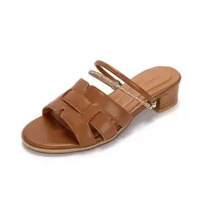 [하프클럽/무크]엠.무크 로이엔 캐주얼 투웨이 샌들 브라운 516423503ZM