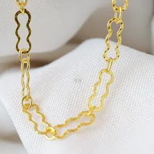 [가앤] 24k순금 구름 물결 클립 체인 목걸이 세트 가능 3.75g