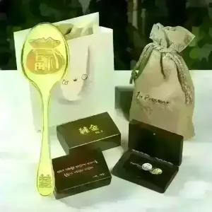 금수저 1.875g 우드케이스 각인 돌선물