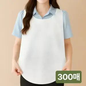 캄네스트 일회용 앞치마 방수 부직포 업소용 식당용 손님용 화이트 300매
