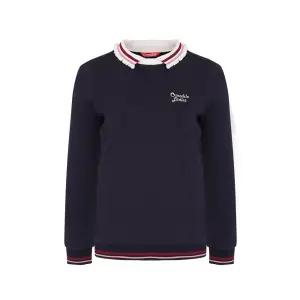 [크로커다일레이디]요꼬 시보리 프릴 카라넥 티셔츠_CLDWTS205