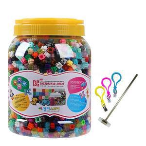 컬러스토리 디폼블럭 10mm 19색 3600p 세트 + 도안 고리 랜덤발송