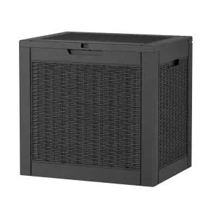 지오리빙 야외 보관함 126L 실내외 수납 정리함 데크박스 조립식창고 마당 농기구 소형 대형 수납함 CW020A