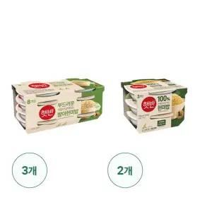 햇반 현미밥 한달팩(30입)(발아현미밥210g X 24팩+현미130g X 6팩 증정)